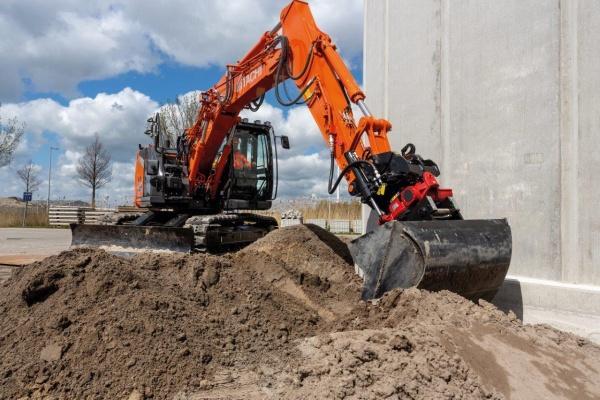pelleteuse pour terrassement