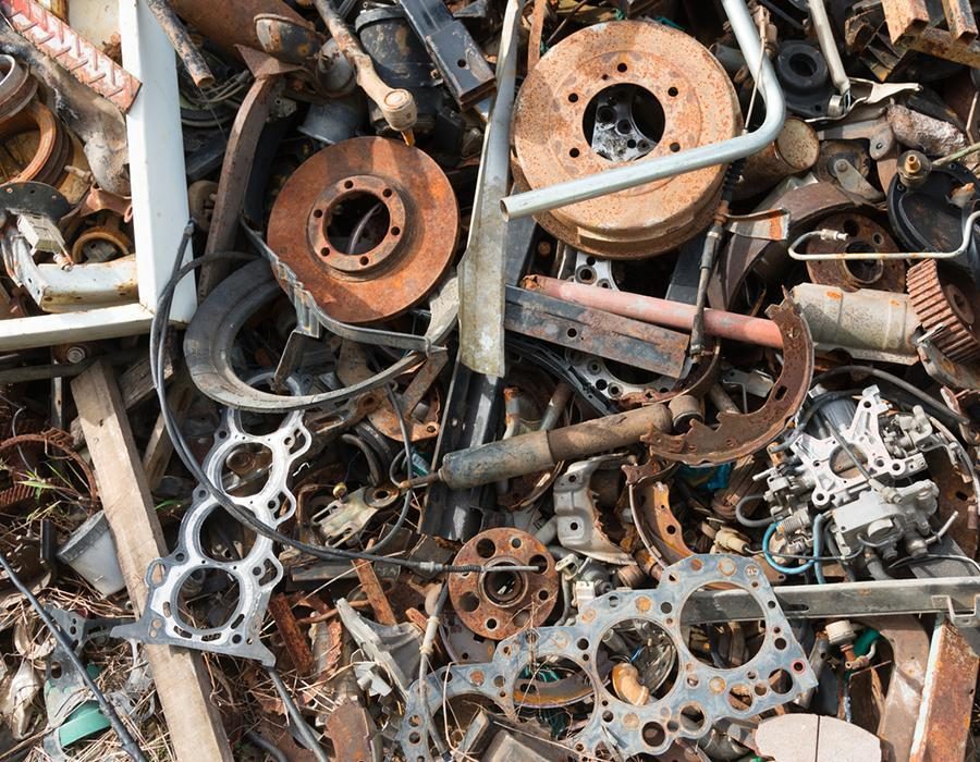 container de métaux ferreux et non-ferreux